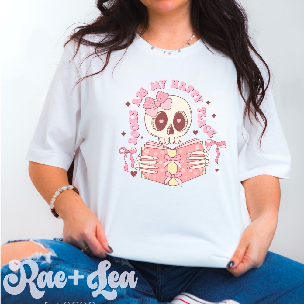 Books Are My Happy Place T-Shirt